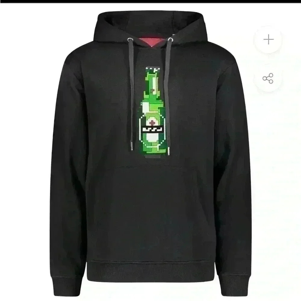 Mostly heard rarely seen green bottles black hoodie M